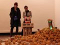 Milagrolimón. 2.000 limones, luces LED, cables e imagen de la Moreneta 2012